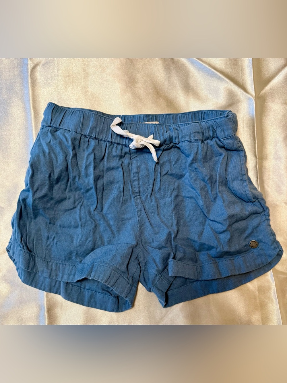 Roxy Navy Drawstring Athletic Shorts